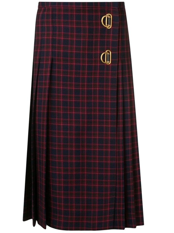 Burberry Mid-length Kilt - Blue