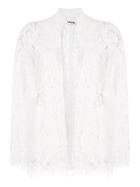 Max & Moi Lace Jacket - White
