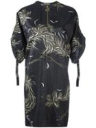 Nina Ricci - Printed Shift Dress - Women - Viscose - 40, Women's, Black, Viscose