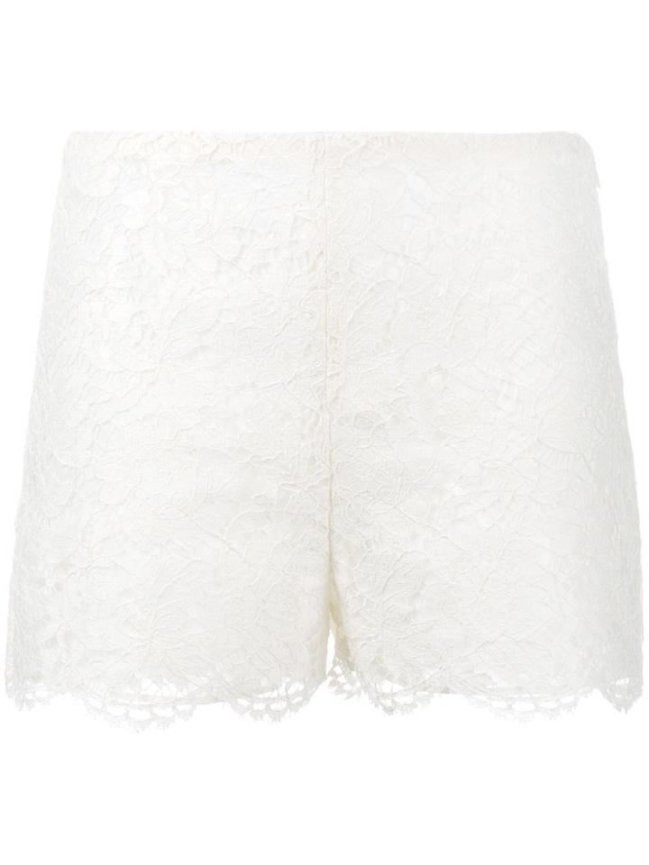 Valentino Lace Shorts - Nude & Neutrals