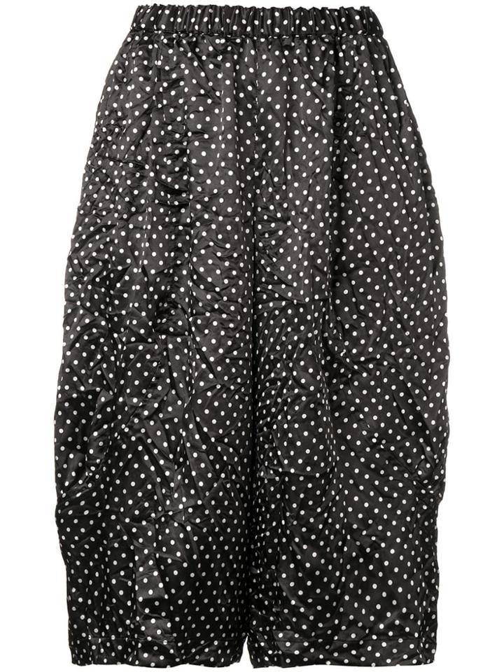 Comme Des Garçons Comme Des Garçons Polka Dot Shorts - Black