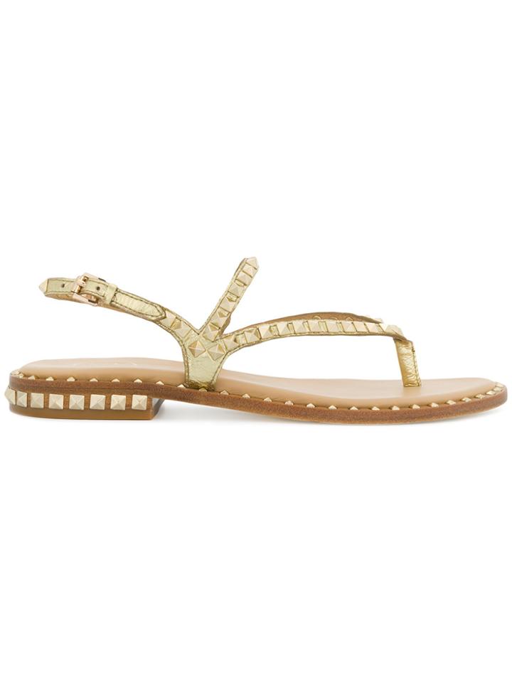 Ash Studded Sandals - Metallic