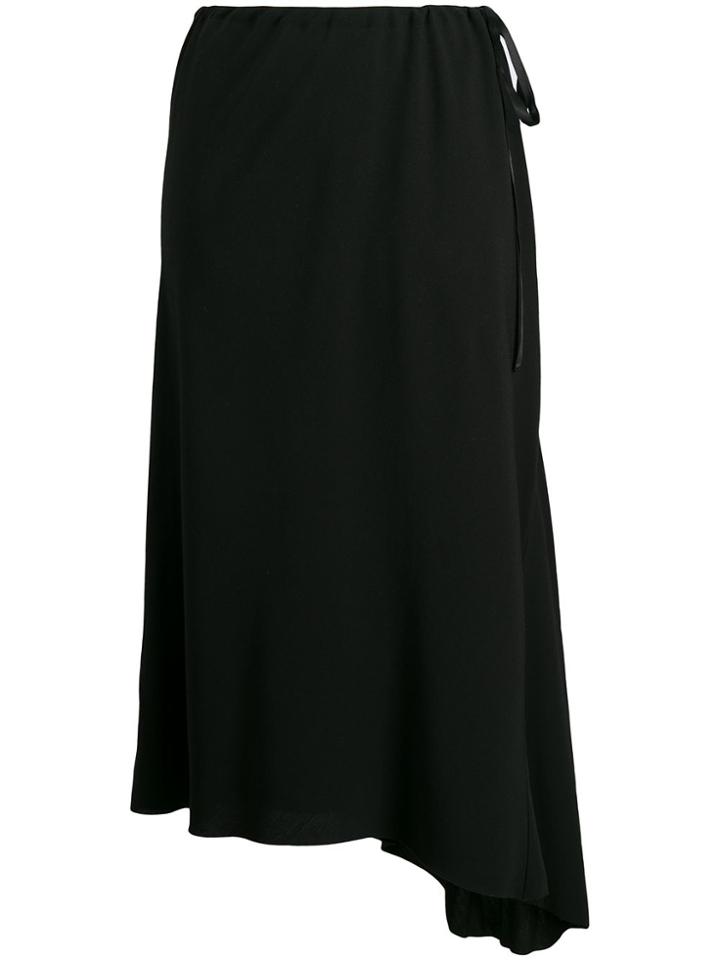 Ann Demeulemeester High-waisted Asymmetric Skirt - Black