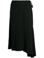 Ann Demeulemeester High-waisted Asymmetric Skirt - Black