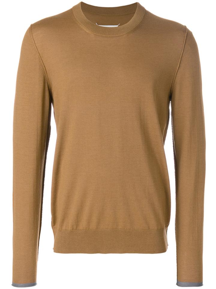 Maison Margiela Classic Knitted Sweater - Brown