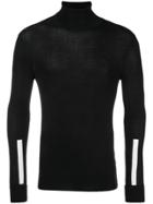 Neil Barrett Stripe Detail Turtleneck Sweater - Black