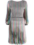 Missoni Glitter Striped Dress - Blue