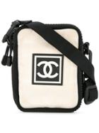 Chanel Vintage Logo Cross Body Bag - Black