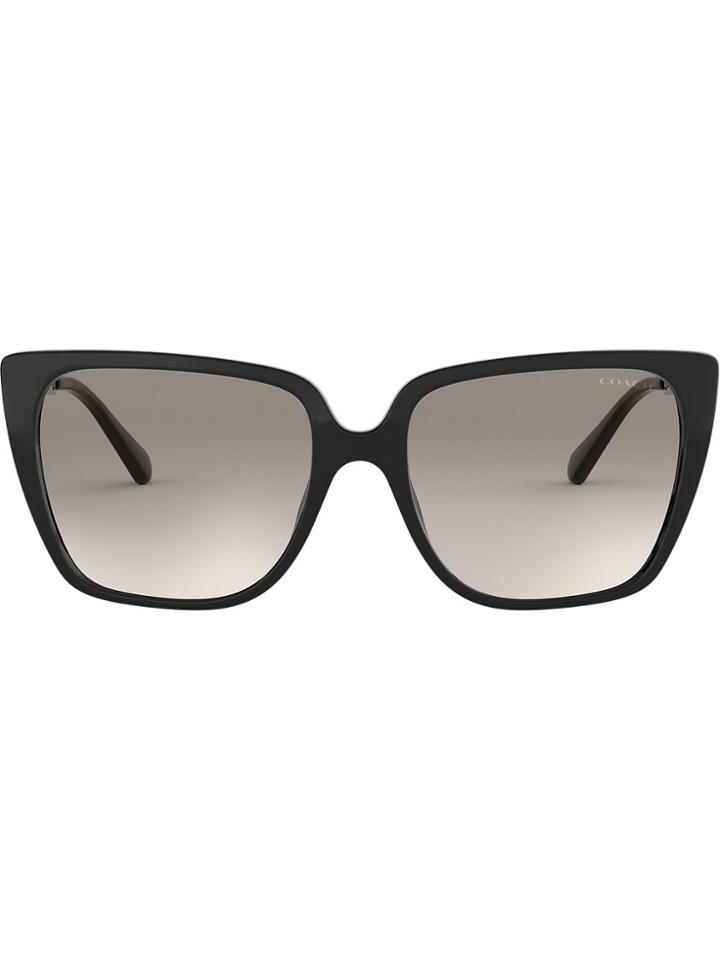 Coach Logo Chain Sunglasses - Black
