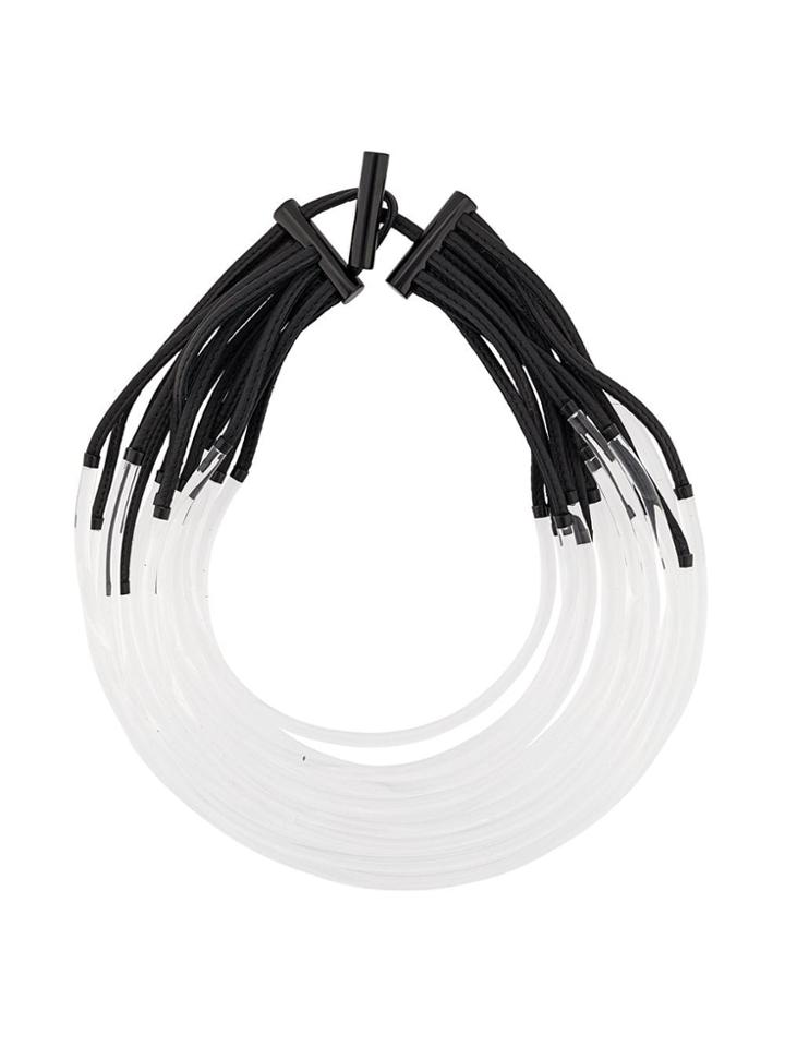 Monies Wire Necklace - Black
