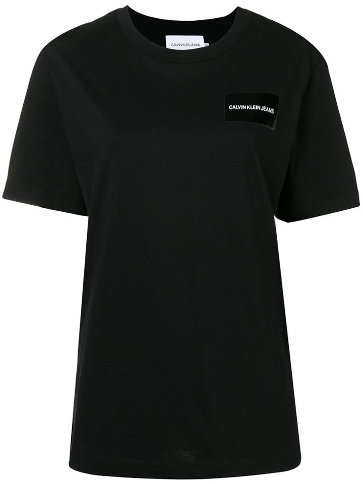 Calvin Klein Jeans Logo Boyfriend T-shirt - Black
