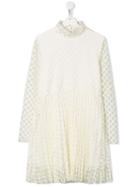 Philosophy Di Lorenzo Serafini Kids Teen Crochet Dress - White