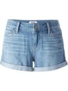 Paige Jimmy Jimmy Denim Shorts, Women's, Size: 23, Blue, Cotton/rayon