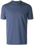 Zanone Slim-fit T-shirt, Men's, Size: 54, Blue, Cotton