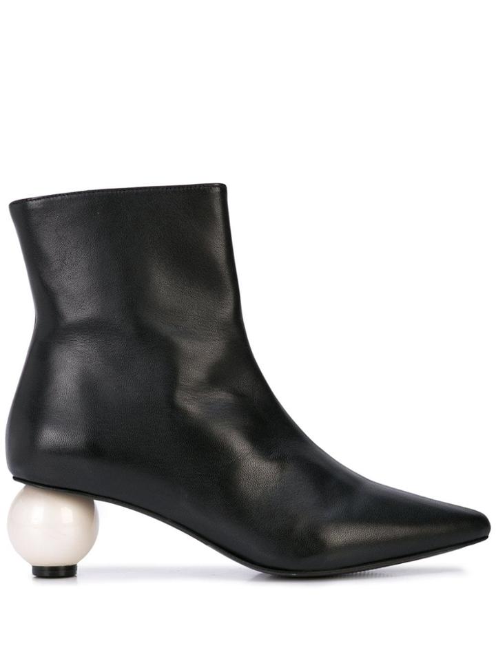 Mother Of Pearl Roxy Ankle Boots - Black