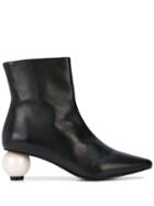 Mother Of Pearl Roxy Ankle Boots - Black