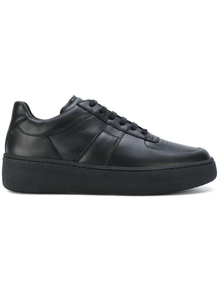 Maison Margiela Platform Sole Sneakers - Black