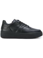 Maison Margiela Platform Sole Sneakers - Black