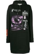 Mcq Alexander Mcqueen Hooded Sweater Dress - Black