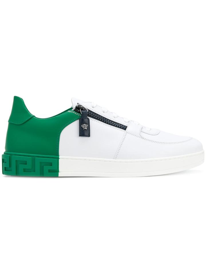 Versace Two-tone Sneakers - White