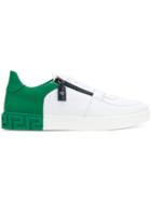 Versace Two-tone Sneakers - White