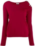 Liu Jo Relax-fit Jumper - Red