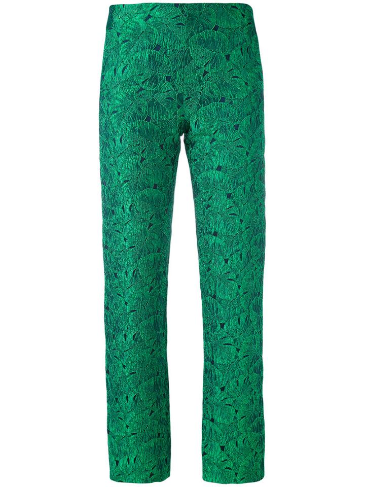 Alcoolique - Banana Leaf Trousers - Women - Polyester - M, Green, Polyester