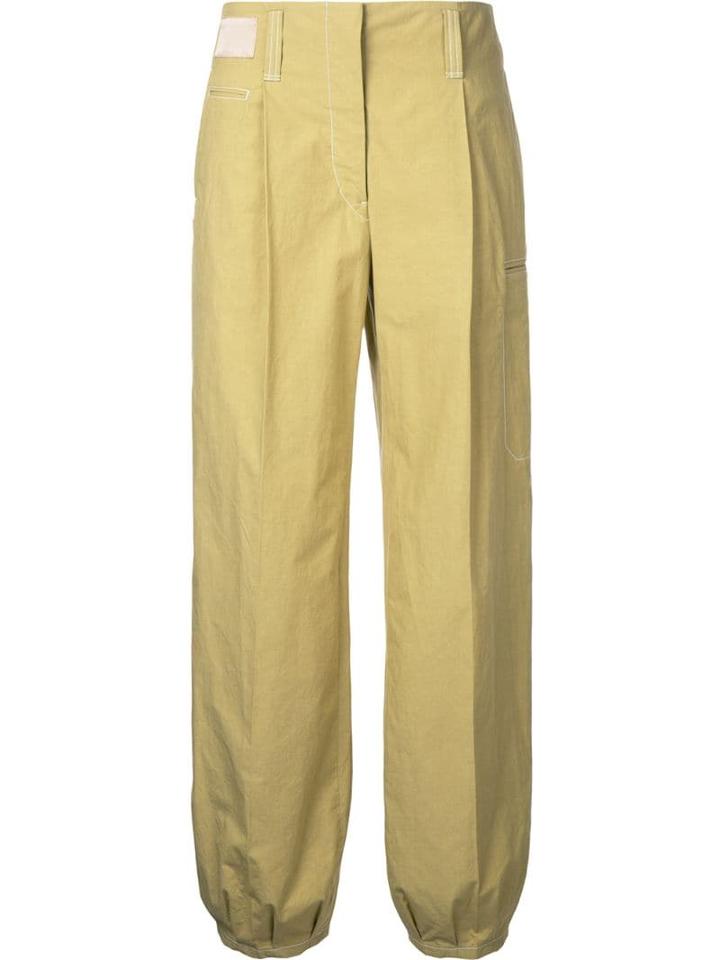 Lemaire Flared Trousers - Yellow