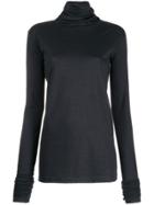 Lemaire Extra Long Sleeve Jumper - Black