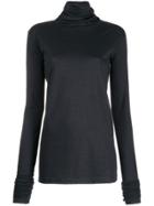 Lemaire Extra Long Sleeve Jumper - Black