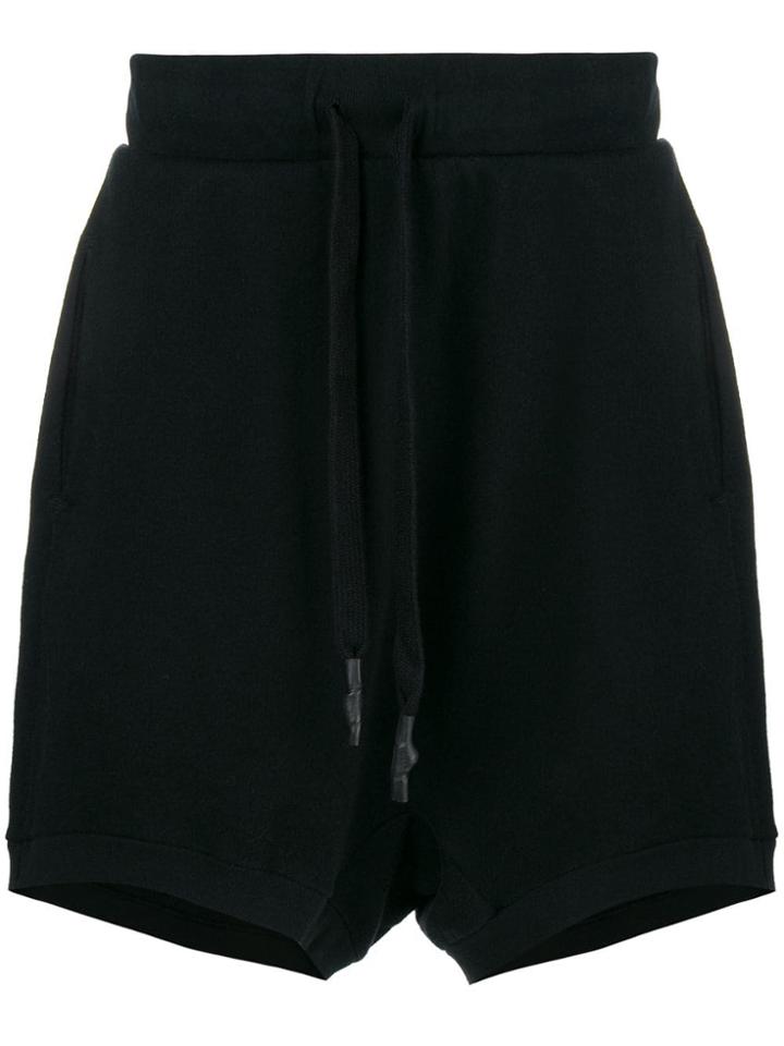 11 By Boris Bidjan Saberi Loose Track Shorts - Black