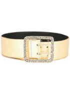 Just Cavalli Snakeskin Effect Belt, Women's, Size: 75, Leather