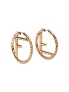 Fendi F Is Fendi Large Earrings - Gold