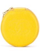 Chanel Vintage Cc Jewellery Case Pouch - Yellow & Orange