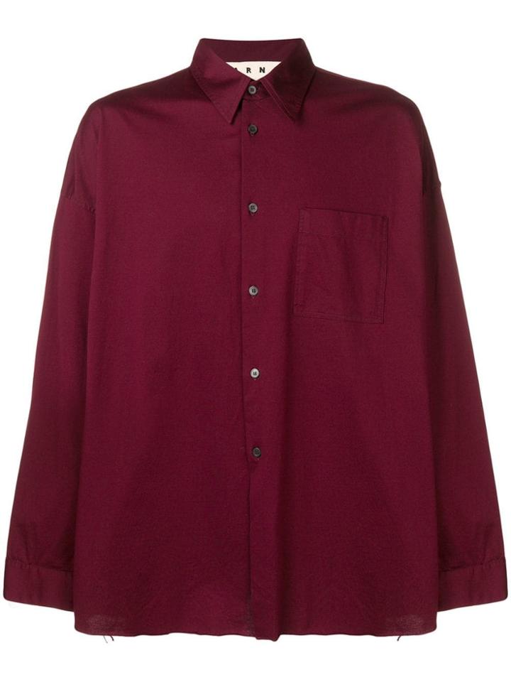 Marni Classic Boxy-fit Shirt - Purple