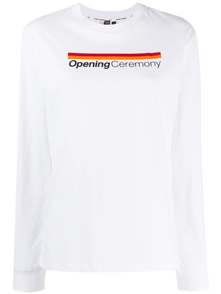 Opening Ceremony Logo Printed T-shirt - White
