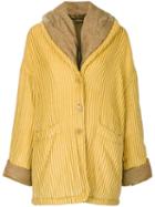 Romeo Gigli Pre-owned Oversize Textured Coat - Yellow