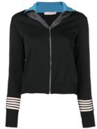Ssheena Colourblock Track Top - Black