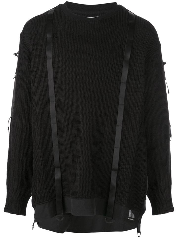 White Mountaineering Taped Jumper - Black