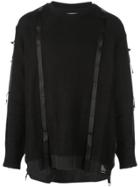 White Mountaineering Taped Jumper - Black