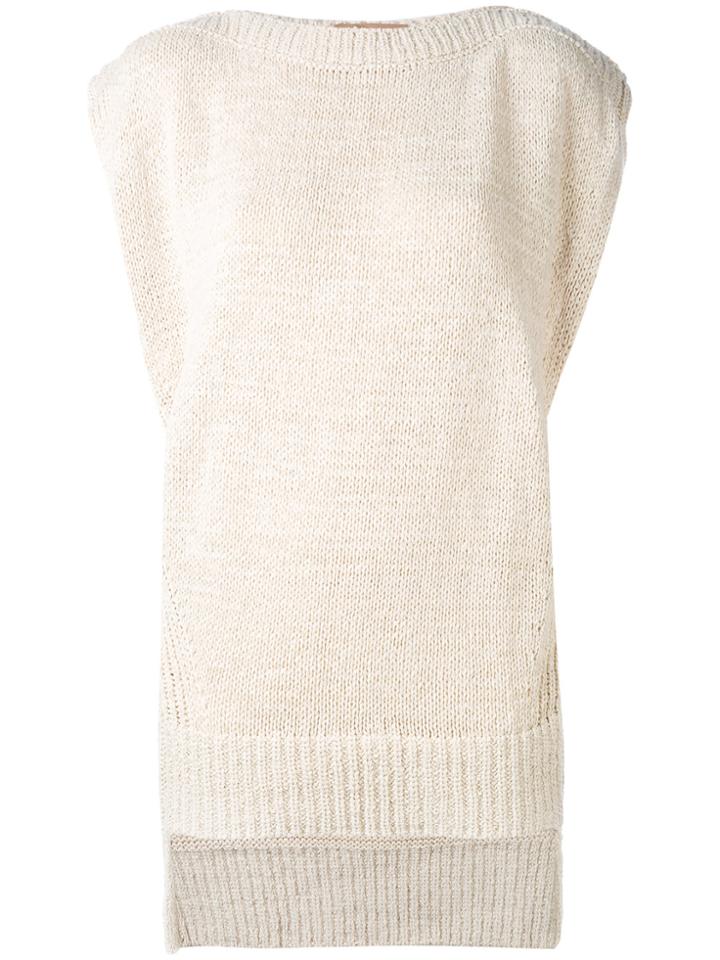 Nehera Knitted Tabard - Nude & Neutrals