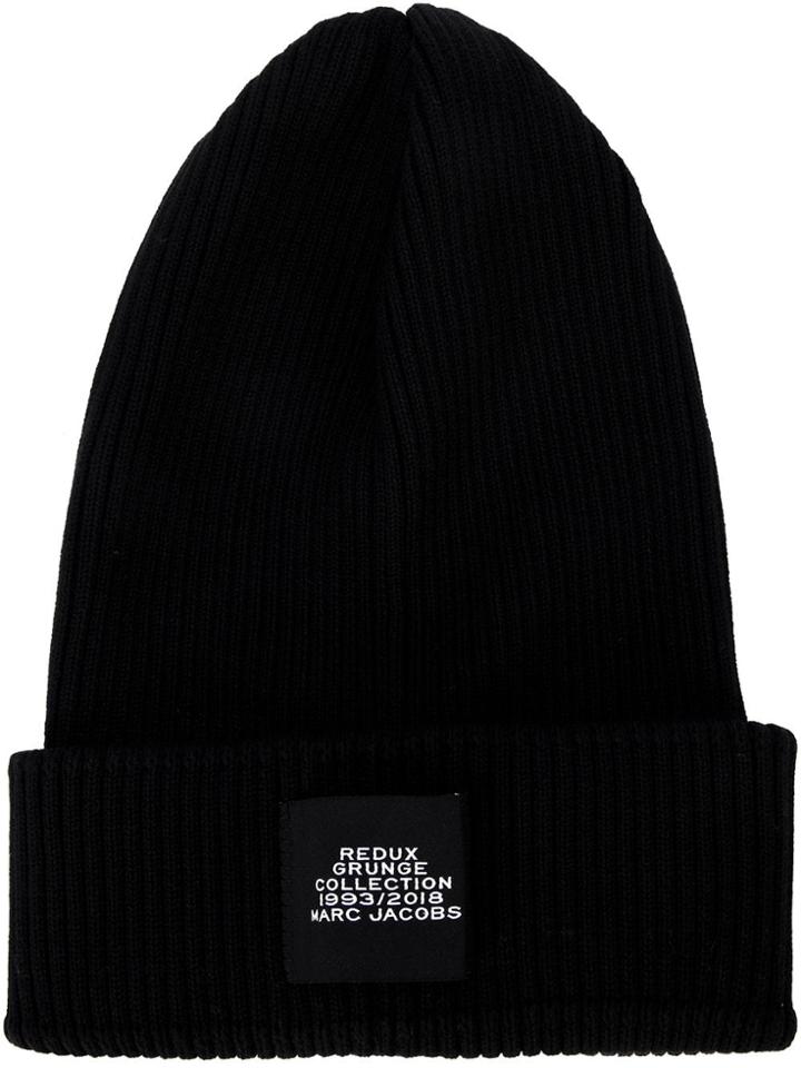 Marc Jacobs Beanie Hat - Black