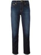 Tory Burch Cropped Skinny Jeans, Women's, Size: 27, Blue, Cotton/polyester/spandex/elastane