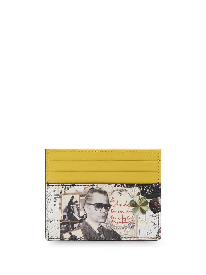 Fendi Printed Card Holder - Multicolour