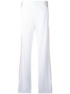 Givenchy Logo Stripe Track Pants, Women's, Size: 34, White, Cotton/polyester