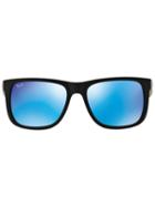 Ray-ban - Polarized Lens Square Frame Sunglasses - Men - Plastic - One Size, Black, Plastic