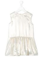 Maan - Metallic (grey) Party Dress - Kids - Polyester - 2 Yrs