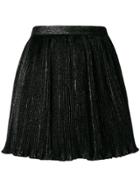 Red Valentino Micro Pleated Shorts - Black