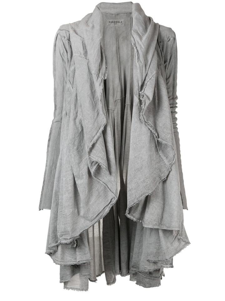 Rundholz Draped Front Jacket - Grey