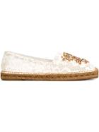 Dolce & Gabbana Lace Embellished Espadrilles